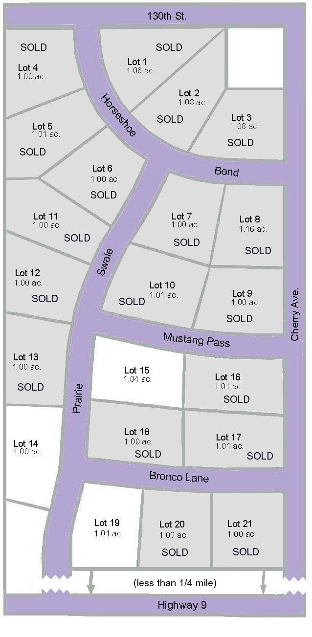 Rodeo Ridge Lot Plat